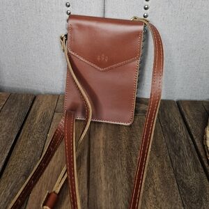 Portland Leather Goods Parker Phone Bag Madrone